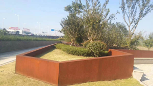 栾川耐候钢挡土墙
